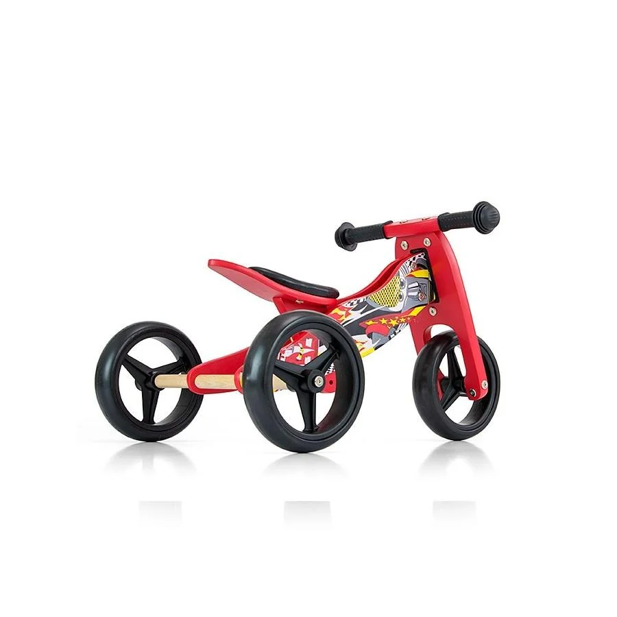 Detské multifunkčné odrážadlo bicykel 2v1 Milly Mally JAKE Bob ,