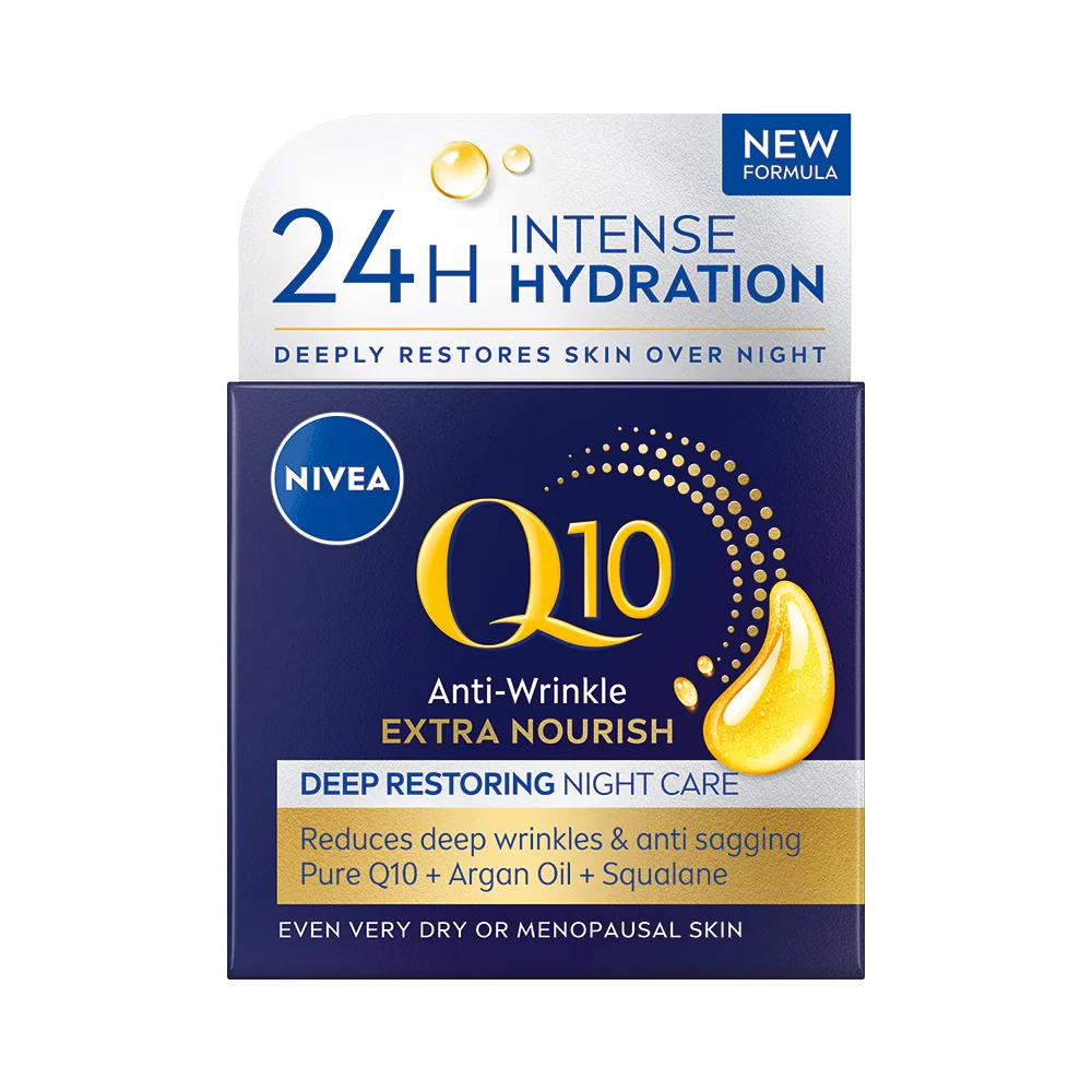 Nivea Q10 Extra Nourish Výživný nočný krém 50 ml