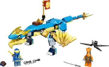 LEGO® NINJAGO® 71760 Jayov búrlivý drak EVO 1×1 ks, lego stavebnica