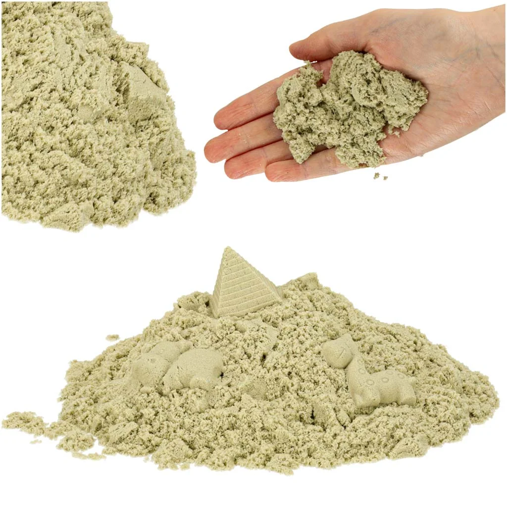 Kinetický piesok 1 kg – prírodná béžová, v sáčku