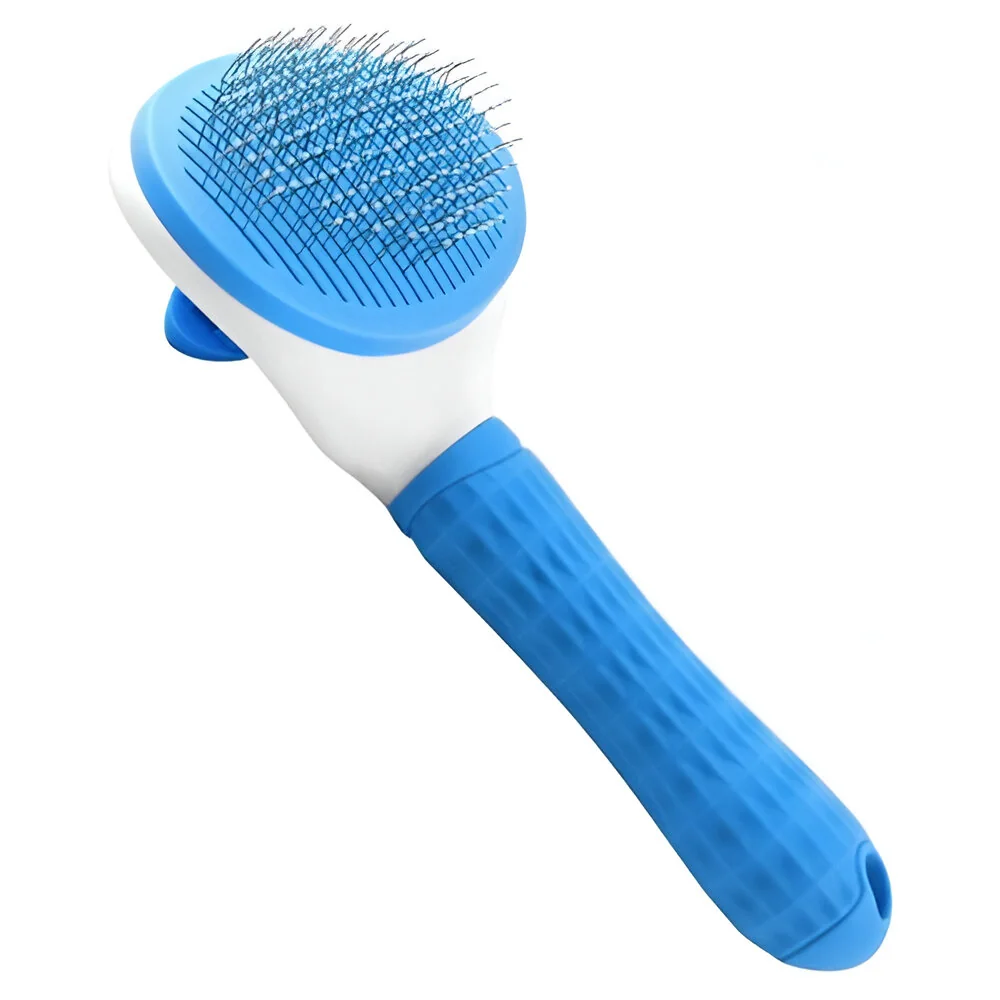 MG Brush samočistiaca kefa na srsť, modrá 