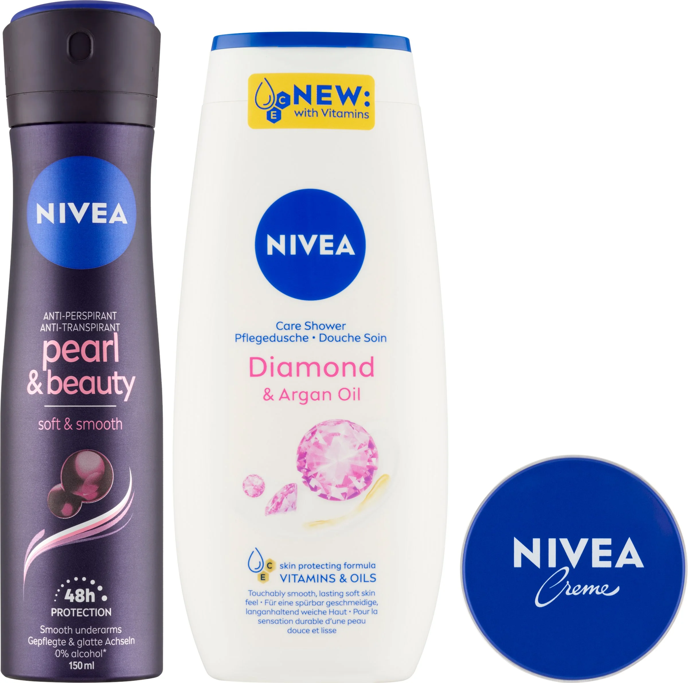 NIVEA BOX DEO PEARL 1×1 ks, darčekové balenie