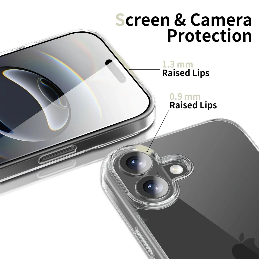 Tech-Protect FlexAir Hybrid kryt na iPhone 17, priesvitný