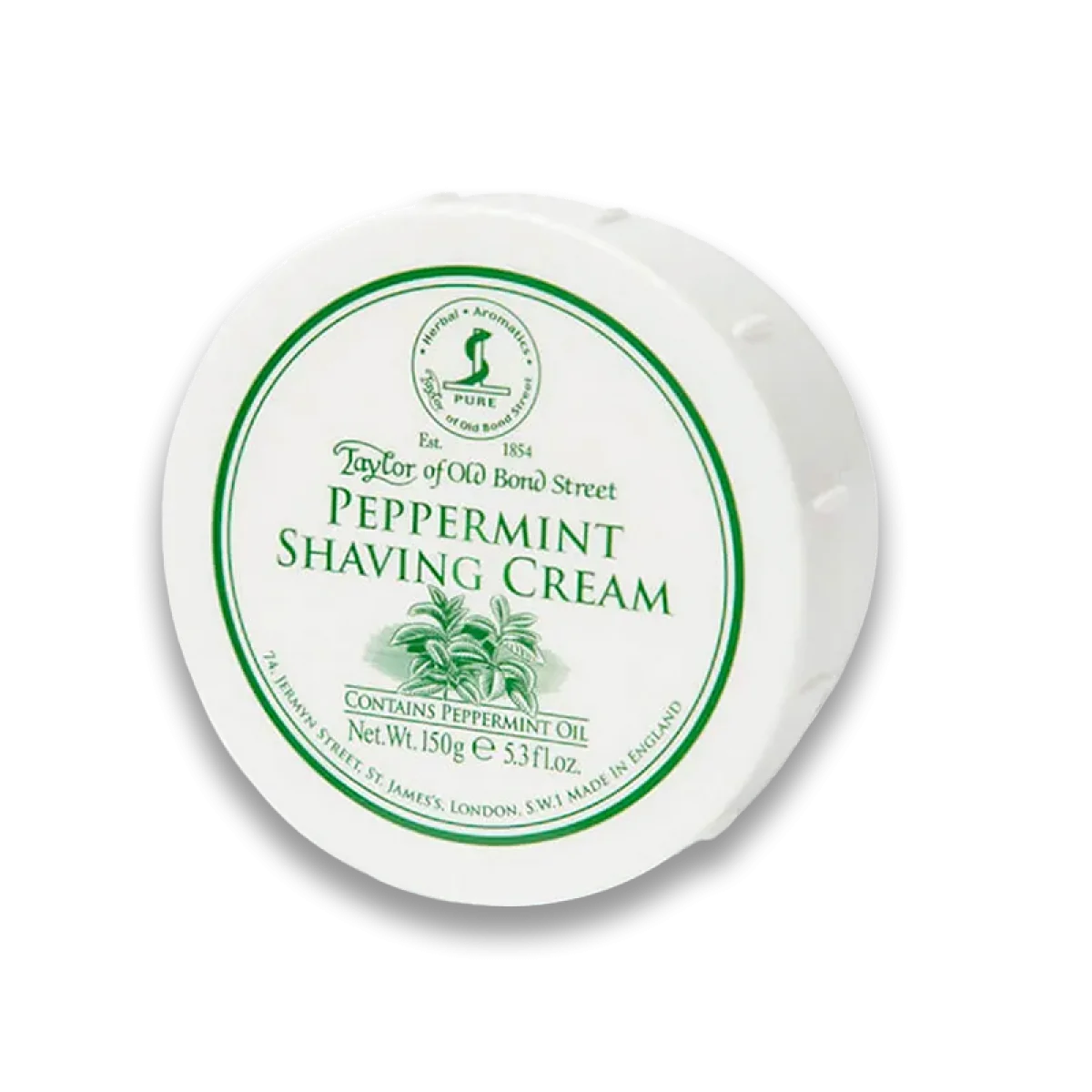 Krém na holenie s vôňou mäty piepornej Taylor Of Old Bond Street shaving cream peppermint 150g