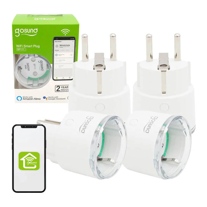 Gosund SP111 Smart inteligentná zásuvka 16A / 3680W 4ks, biela