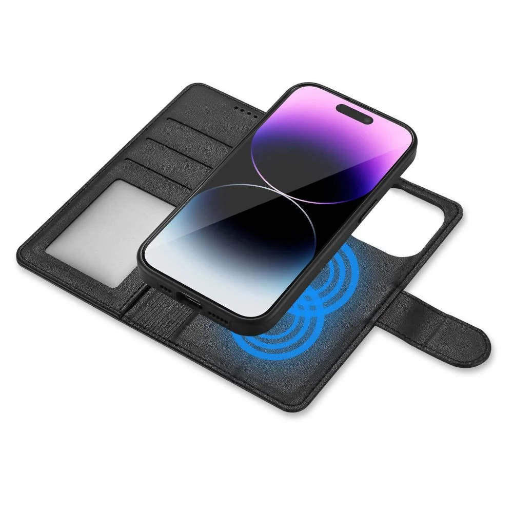 Tech-Protect Wallet MagSafe puzdro na iPhone 14 Pro, čierne
