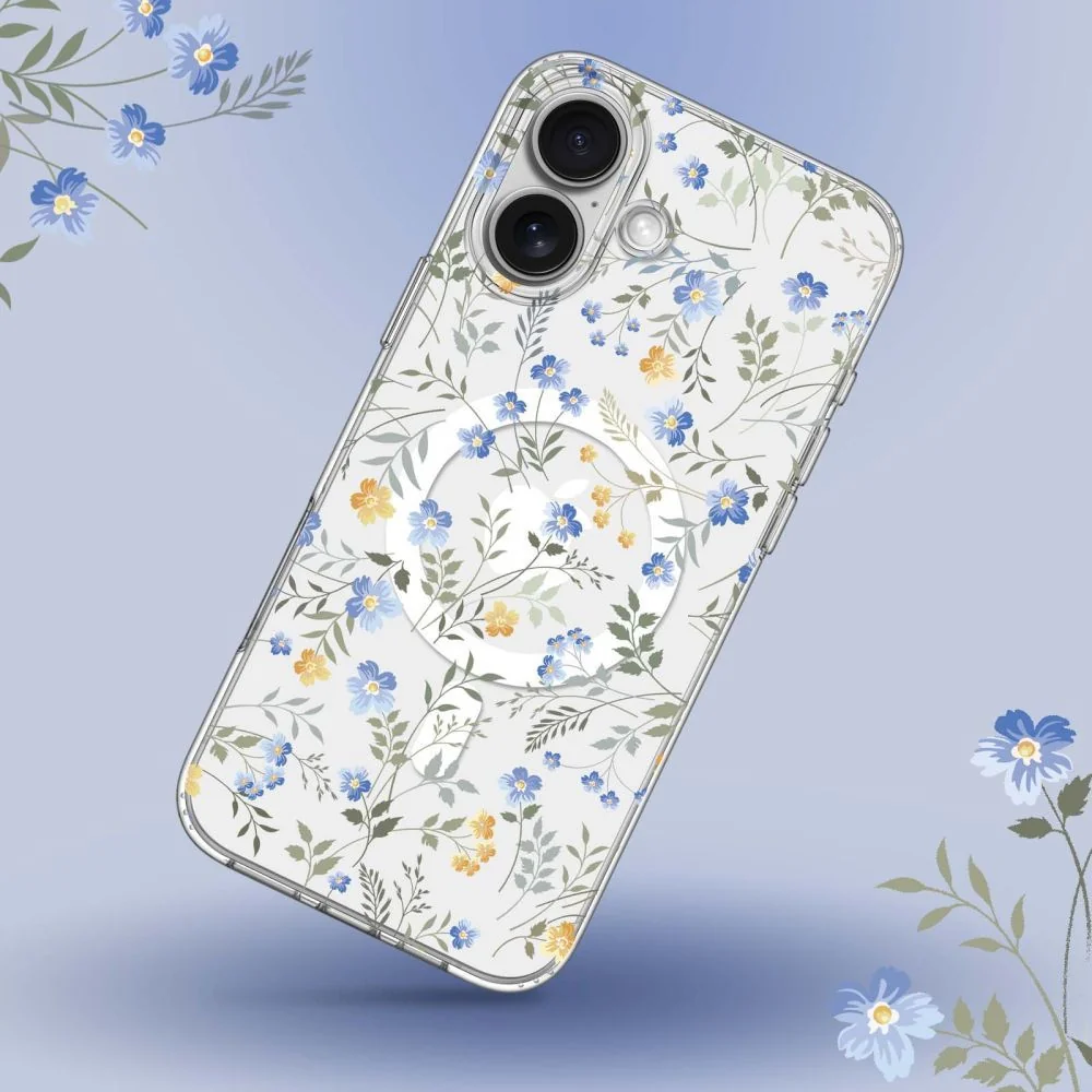 Tech-Protect FlexAir MagSafe kryt na iPhone 16e, spring flowers