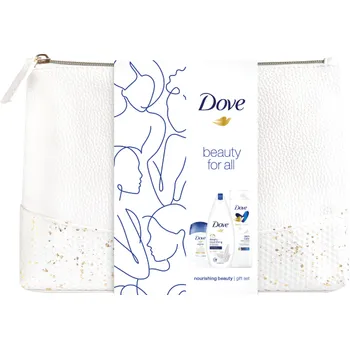 Vianočná kazeta Dove Original s kozmetickou taškou 1×1 set, darčeková sada od Dove pre ženy