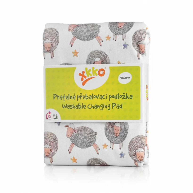 XKKO Prebaľovacia podložka, 50x70 - Dreamy Sheeps 