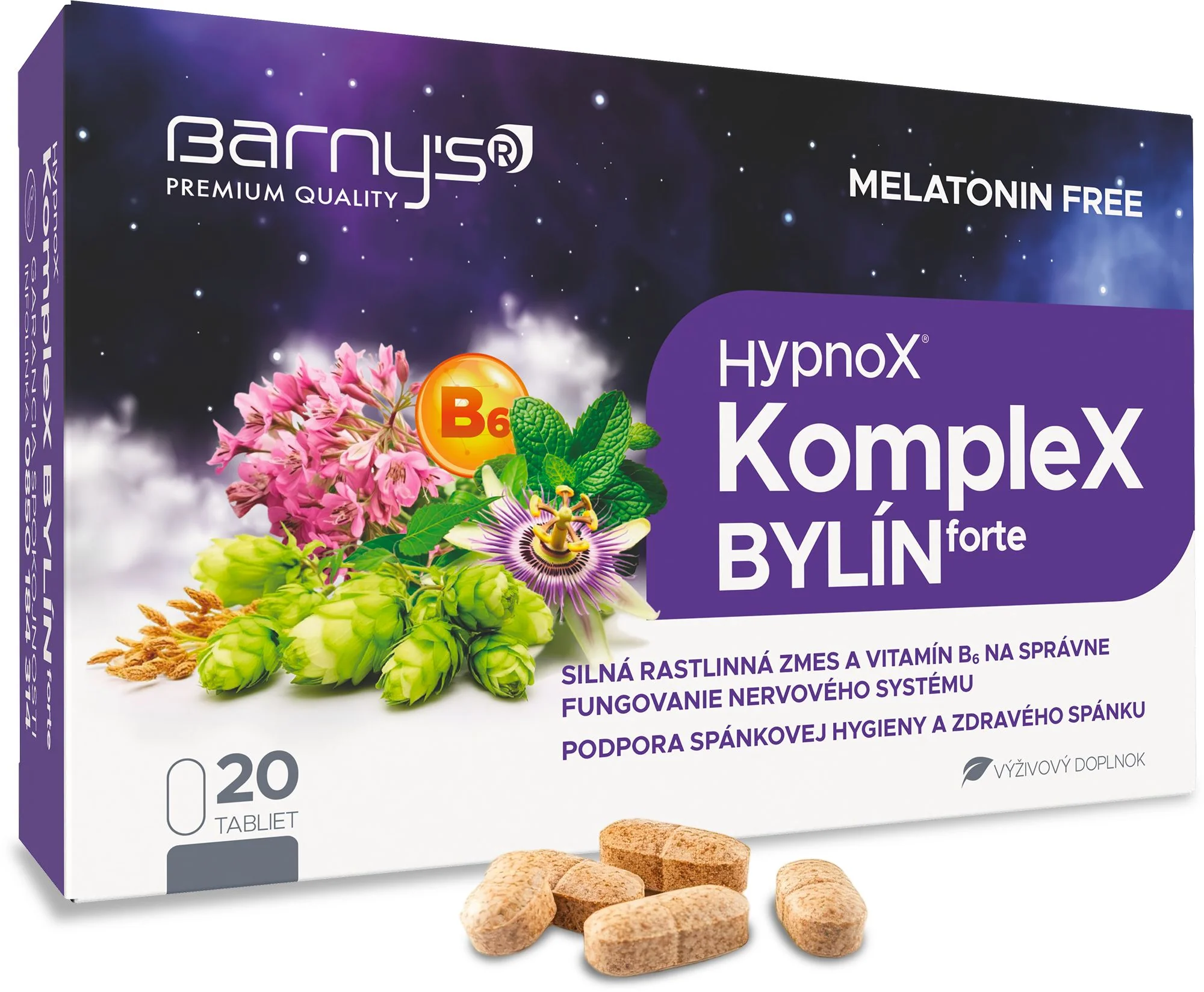 Barny´s® HypnoX® KompleX Bylín forte 20 cps