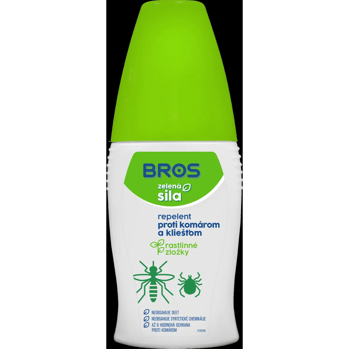 Bros Zelená sila - repelent proti komárom a kliešťom  50 ml
