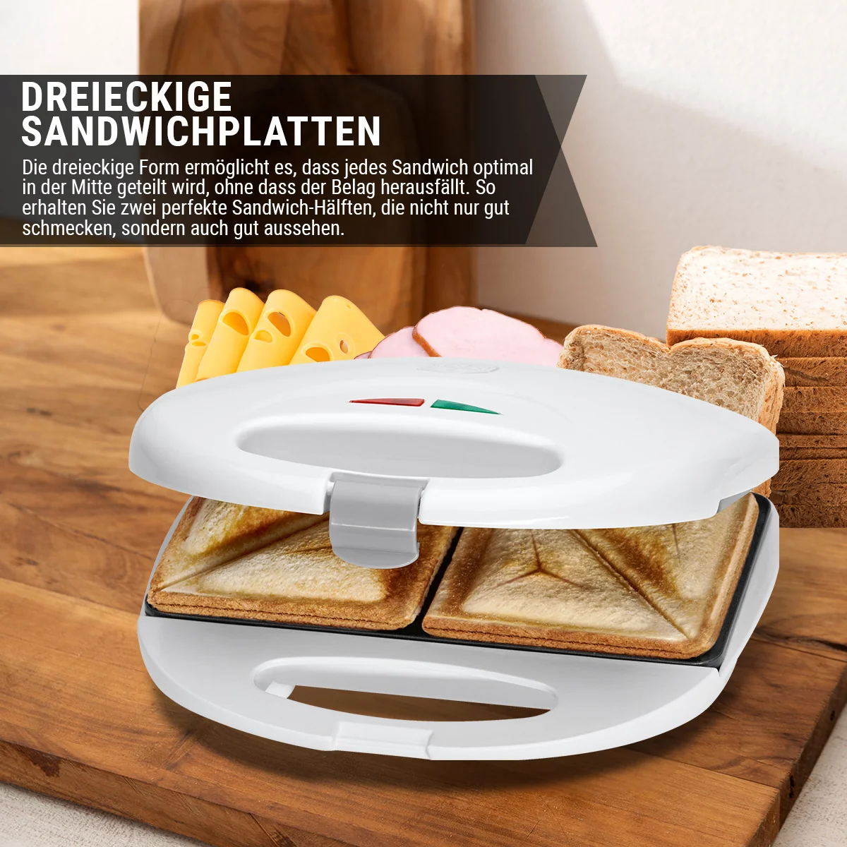Clatronic ST 3477 sendvičovač biely