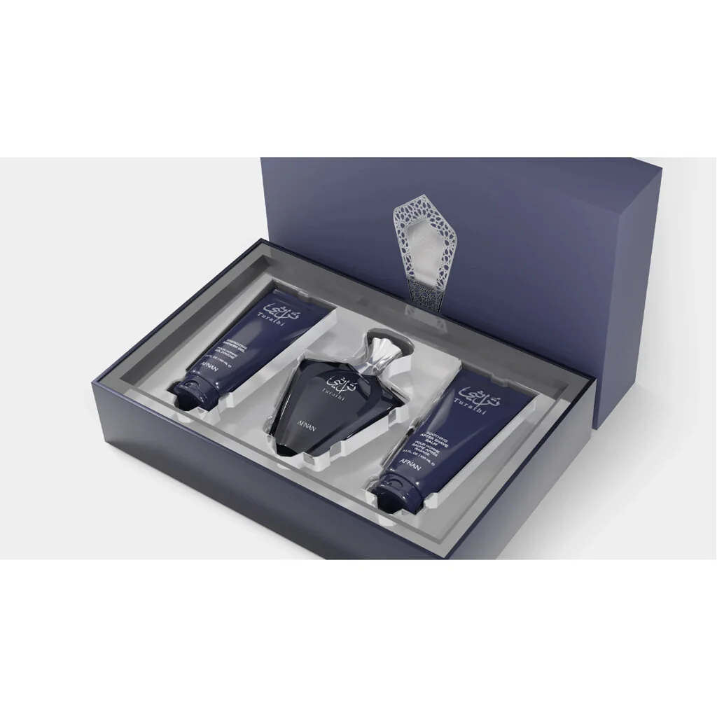 Afnan Turathi Homme Blue EDP 90 ml + ASB 100 ml + SG 100 ml M
