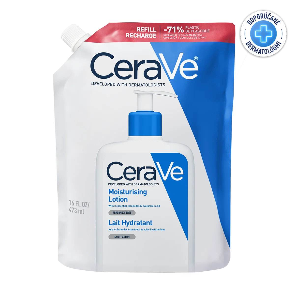 CERAVE hydratačný mlieko náplň na suchú až velmi suchú pokožku 473 ml