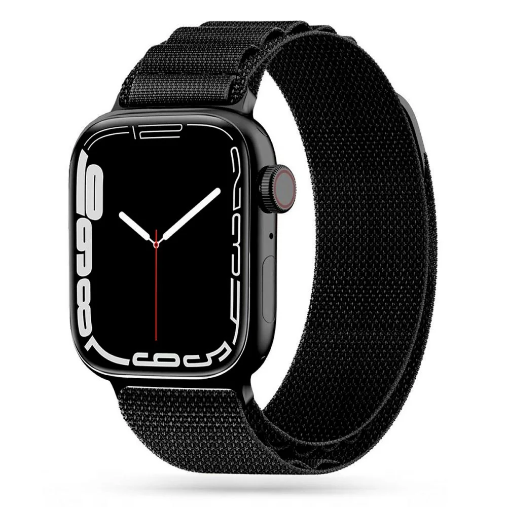 Tech-Protect Nylon remienok na Apple Watch 42/44/45/49mm black