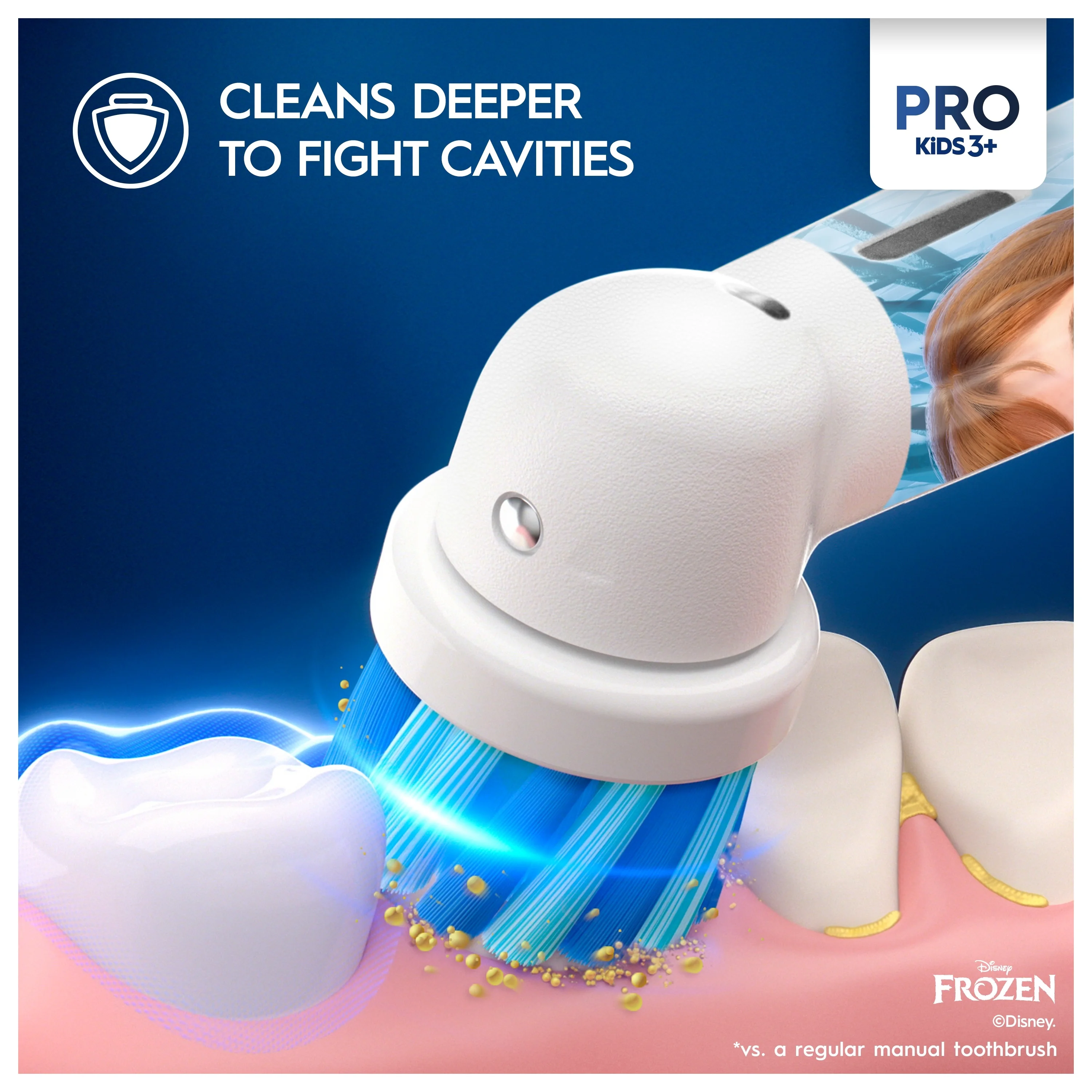 Oral-B EK Pro Kids 3+ Frozen + Cestovné púzdro 1×1 set, elektrická zubná kefka