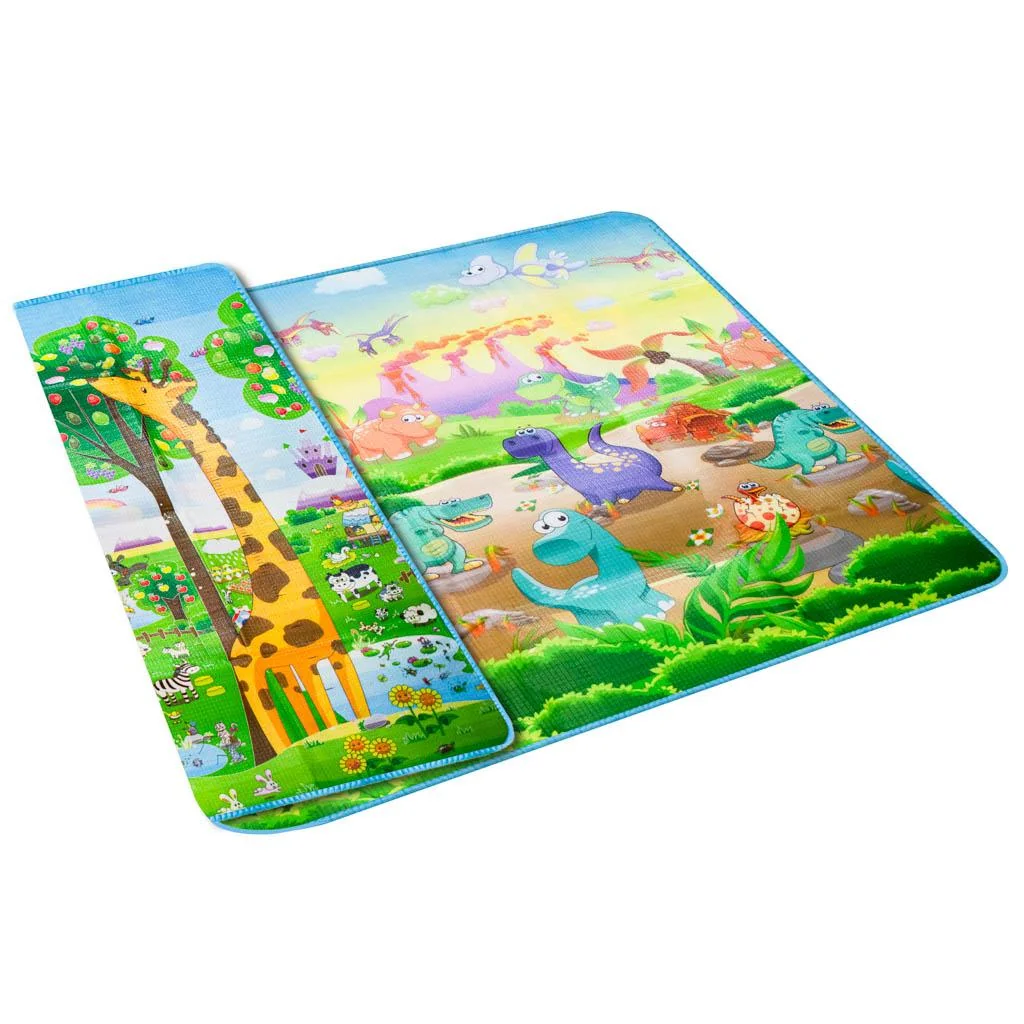 Obojstranná hracia podložka penová 200x180 zoo