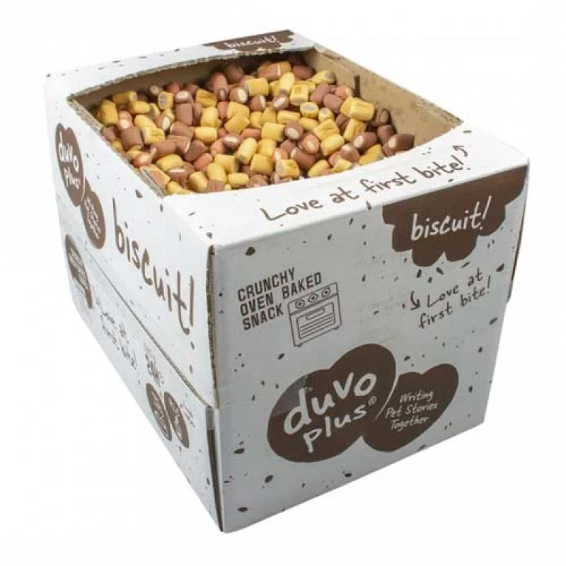 DUVO+ Biscuit chrumkavé rolky pre psov MIX 10kg