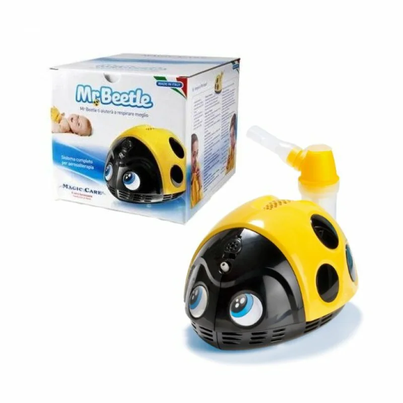 MAGIC CARE Mr. Beetle detský pneumatický piestový inhalátor s nebulizérom