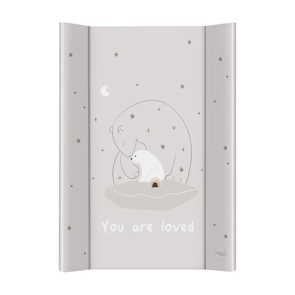 Podložka prebaľovacia 2-hranná s pevnou doskou (50x70) Basic Polar Bears