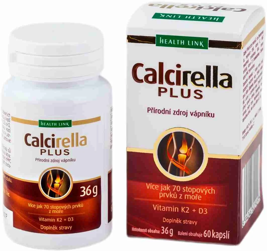 Health Link CALCIRELLA PLUS 1×60 cps, výživový doplnok na kosti