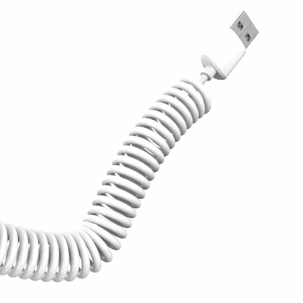 Autonabíjačka do auta 2x USB 2.4A + USB kábel 3v1 biely (R7) - Biela