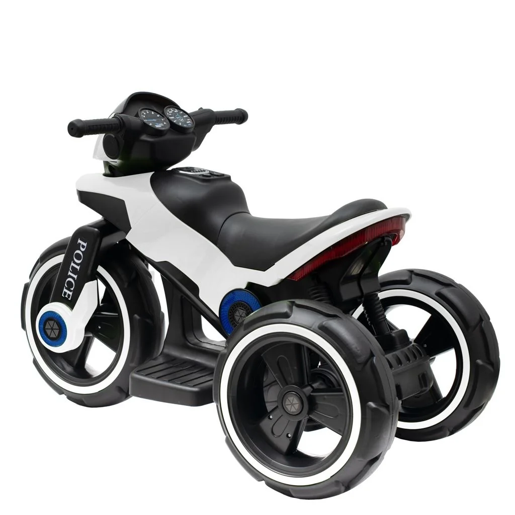 Detská elektrická motorka Baby Mix POLICE biela , 20C38055