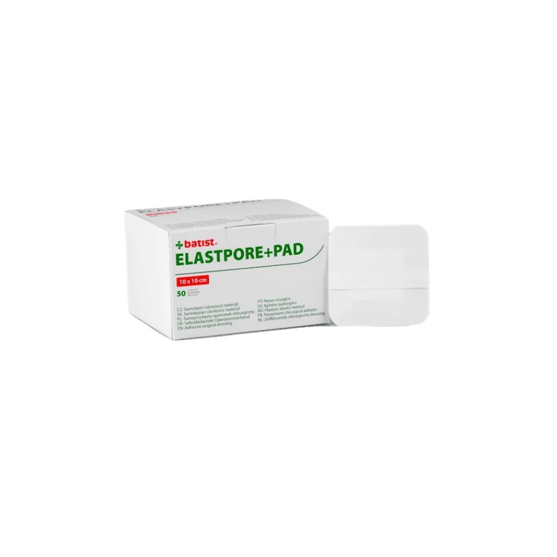 Elastpore + PAD Sterilné krytie na rany - 7 cm x 5 cm (50 ks)