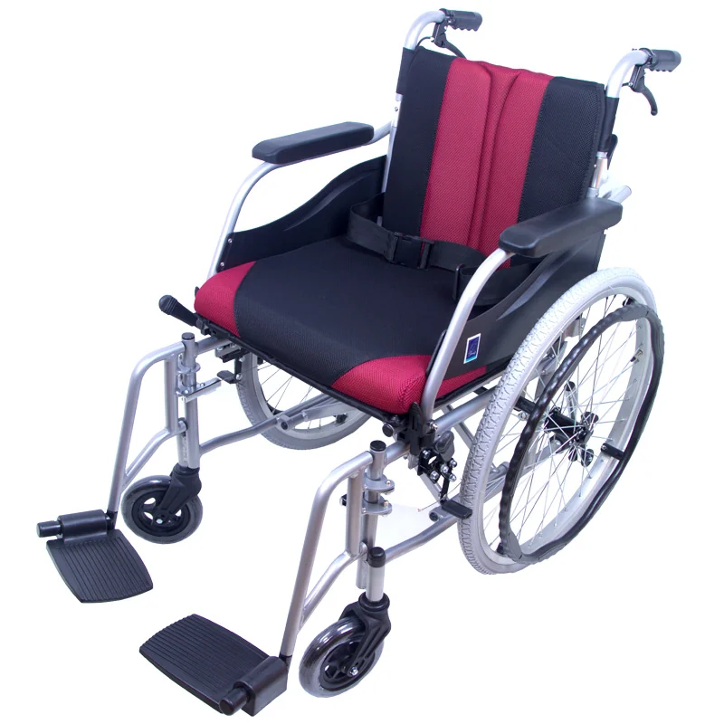 Odľahčený hliníkový invalidný vozík TGR-R WA C2600, červená