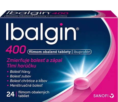 Ibalgin 400 mg 24 tabliet 1×24 tbl, liek