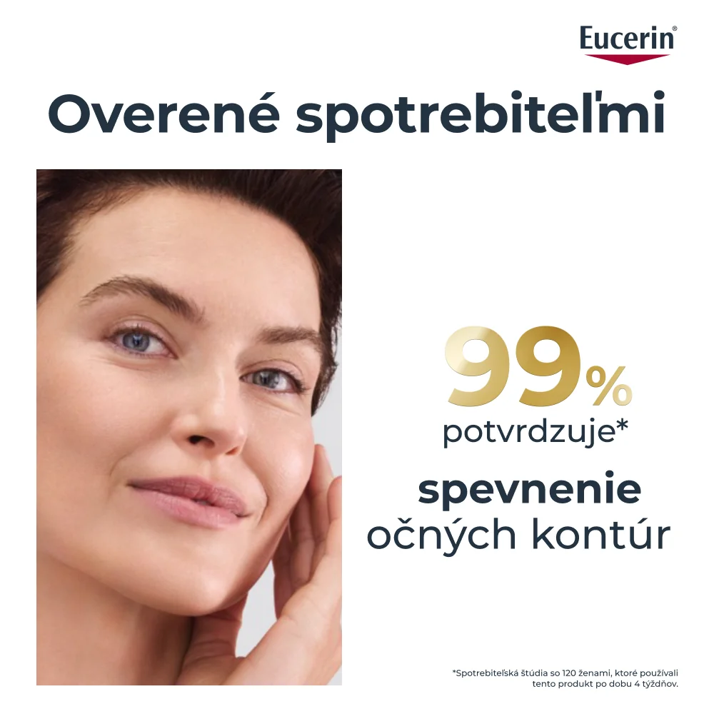 Eucerin HYALURON-FILLER + ELASTICITY Očný krém 1×15 ml, SPF 15