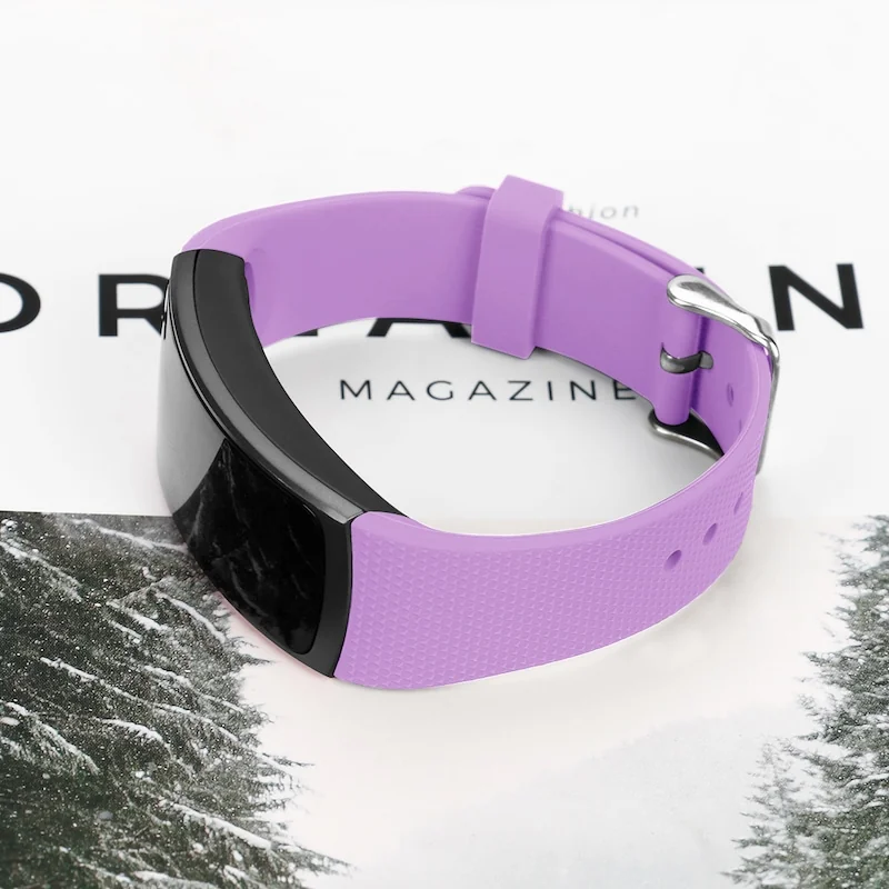 BStrap Silicone Land remienok na Samsung Gear Fit 2 light purple