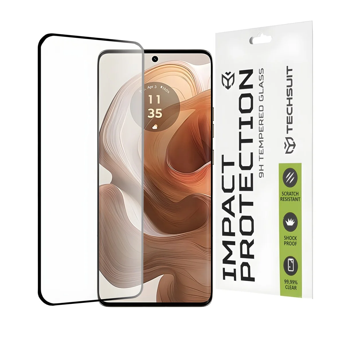 Ochranné sklo pre Motorola Edge 50 Ultra 1 ks, čierna