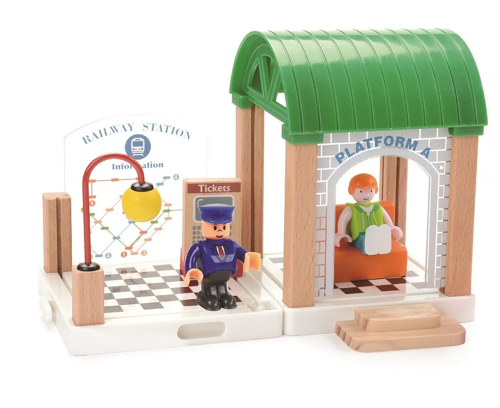 2Kids Toys Vláčikodráha Dedina 110 dielov