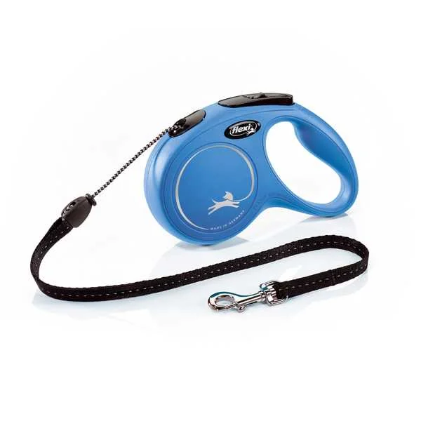 Flexi New Classic M Šnúra 5m/20kg Modrá 1×20 kg
