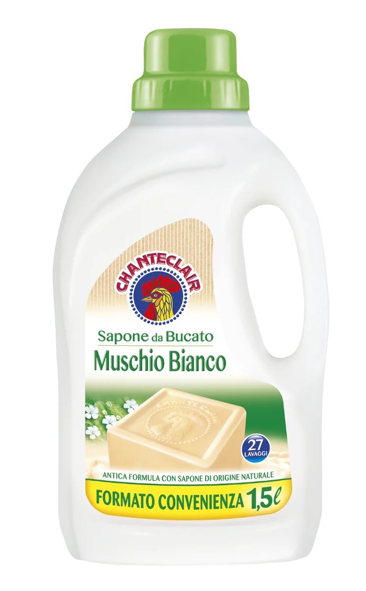 Chanteclair pracie mydlo Muschio Bianco 27P 1×1500 ml, tekuté pracie mydlo