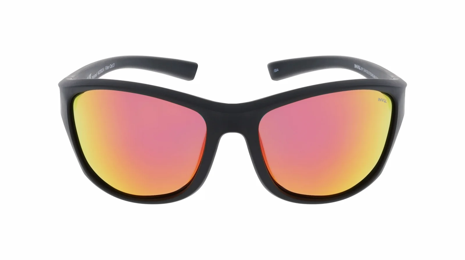 INVU IA22502A slnečné okuliare matt black red mirror Športové slnečné okuliare