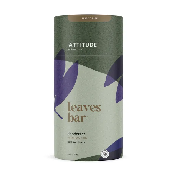 ATTITUDE Prírodný tuhý dezodorant Leaves bar - s vôňou byliniek