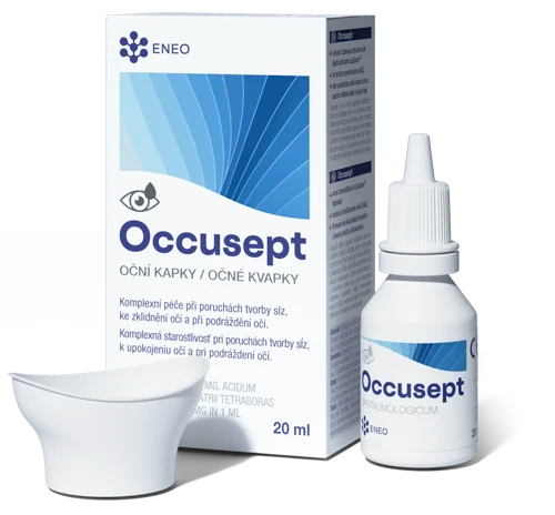 ENEO Occusept očné kvapky s vaničkou 1×20 ml, očné kvapky