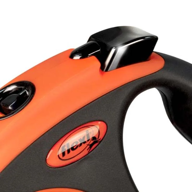 Vodítko FLEXI Xtreme páska S oranžové 5m