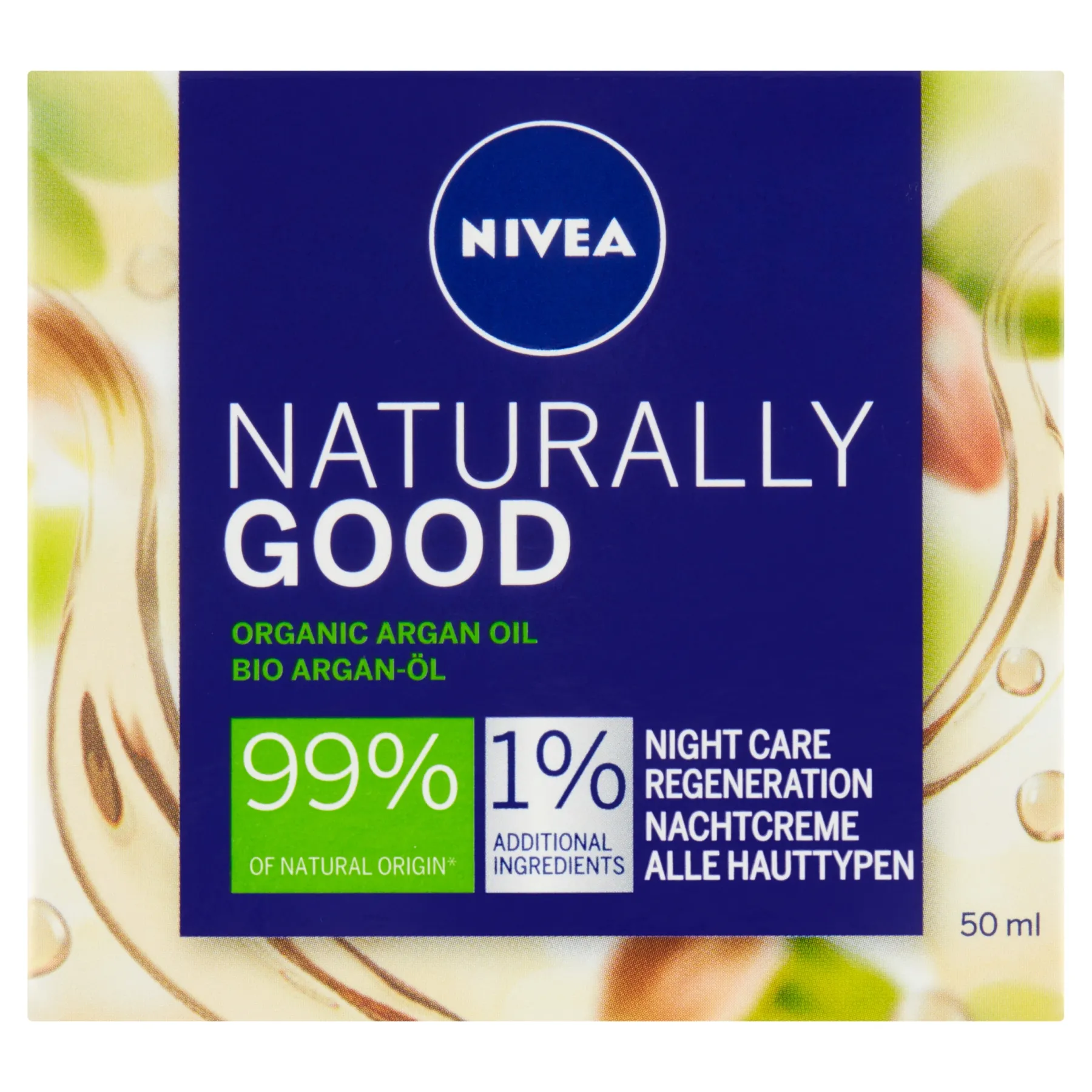 NIVEA Regeneračný nočný krém Naturally Good