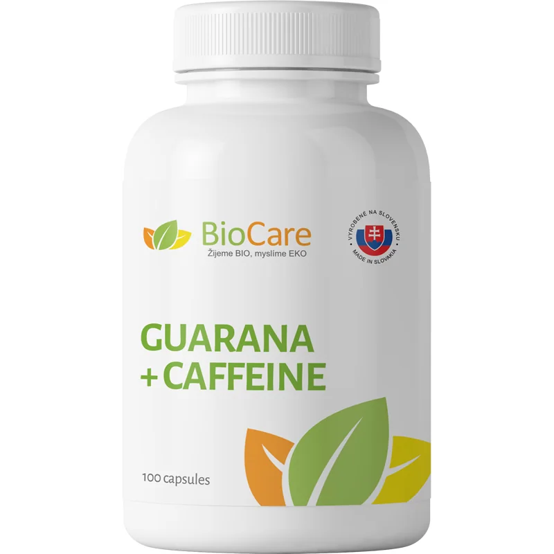 Guarana + kofeín (2×100 kapsúl) DUO pack 1+1