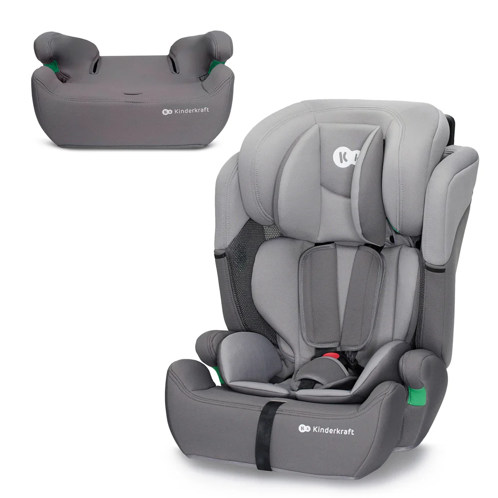KINDERKRAFT Autosedačka Comfort up i-size grey (76-150 cm) 1×1 ks, autosedačka