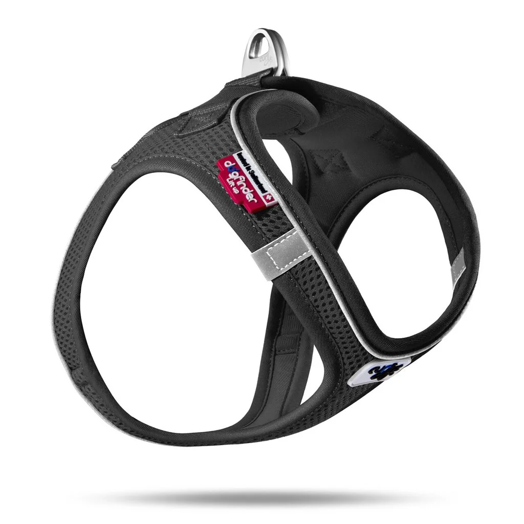 Postroj pre psov s magnetom Air-Mesh Black M 6-9 kg