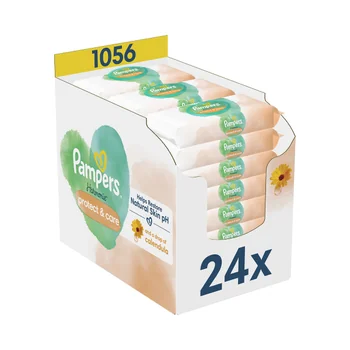PAMPERS HARMONIE PROTECT&CARE VLH.OBRUSKY 1056KS 1×1056 ks, vlhčené obrúsky
