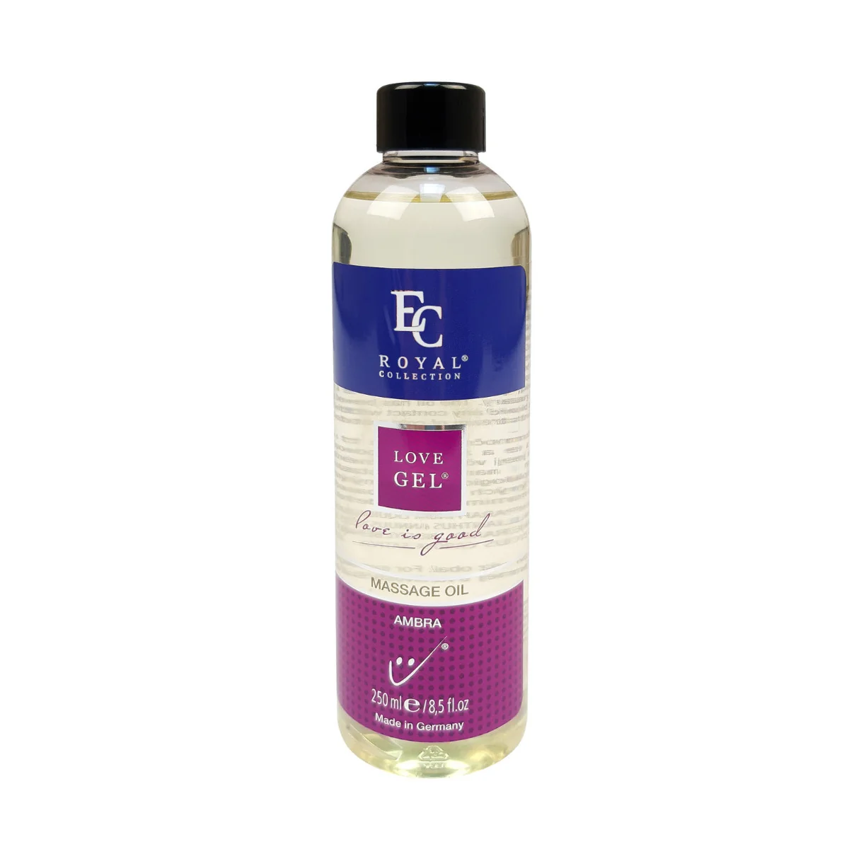 Love Gel - Masážny olej Ambra 1×250 ml, vôňa ambry