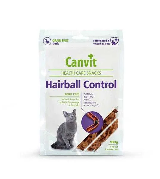 Canvit Pamlsky Cat Hairball 1×100 g, pamlsky