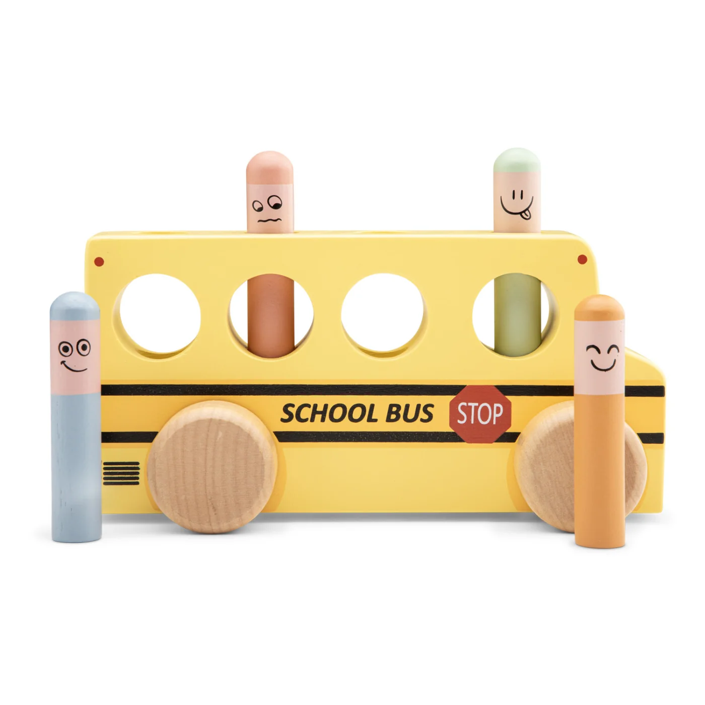 Pop-up - vyskakovacie kolíčky - školský autobus