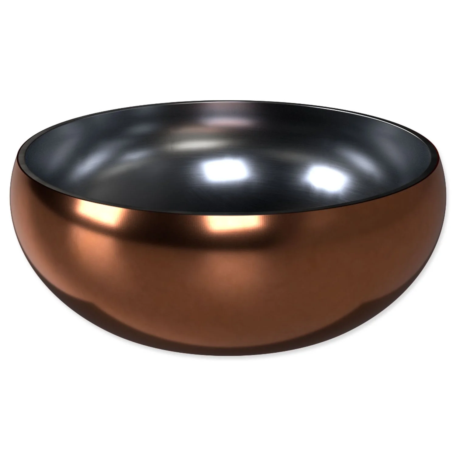 Miska s dvojitou stenou rosegold 18cm, 1200ml 18cm, 1200ml
