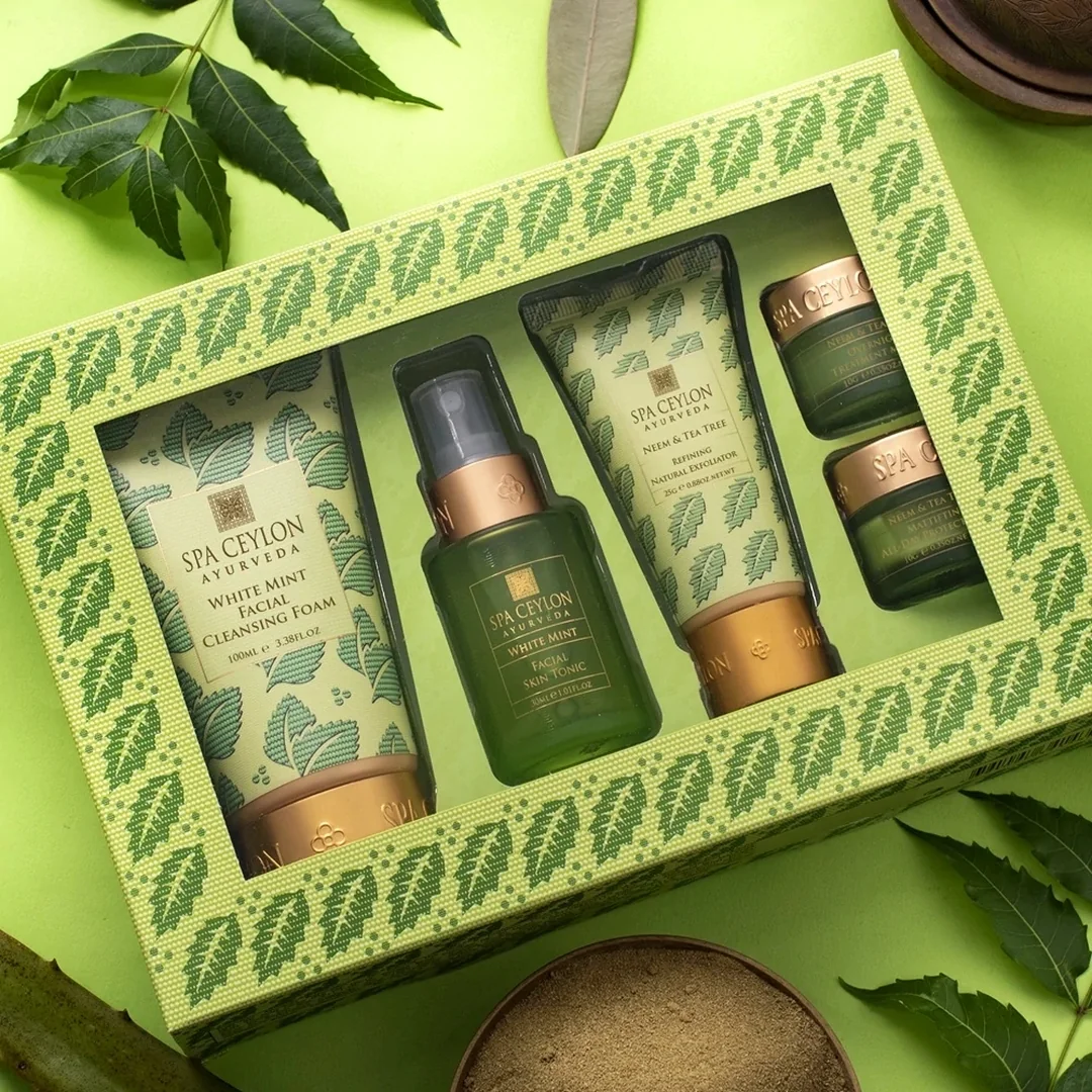 Kozmetická súprava Neem & Tea Tree 5 ks v sade